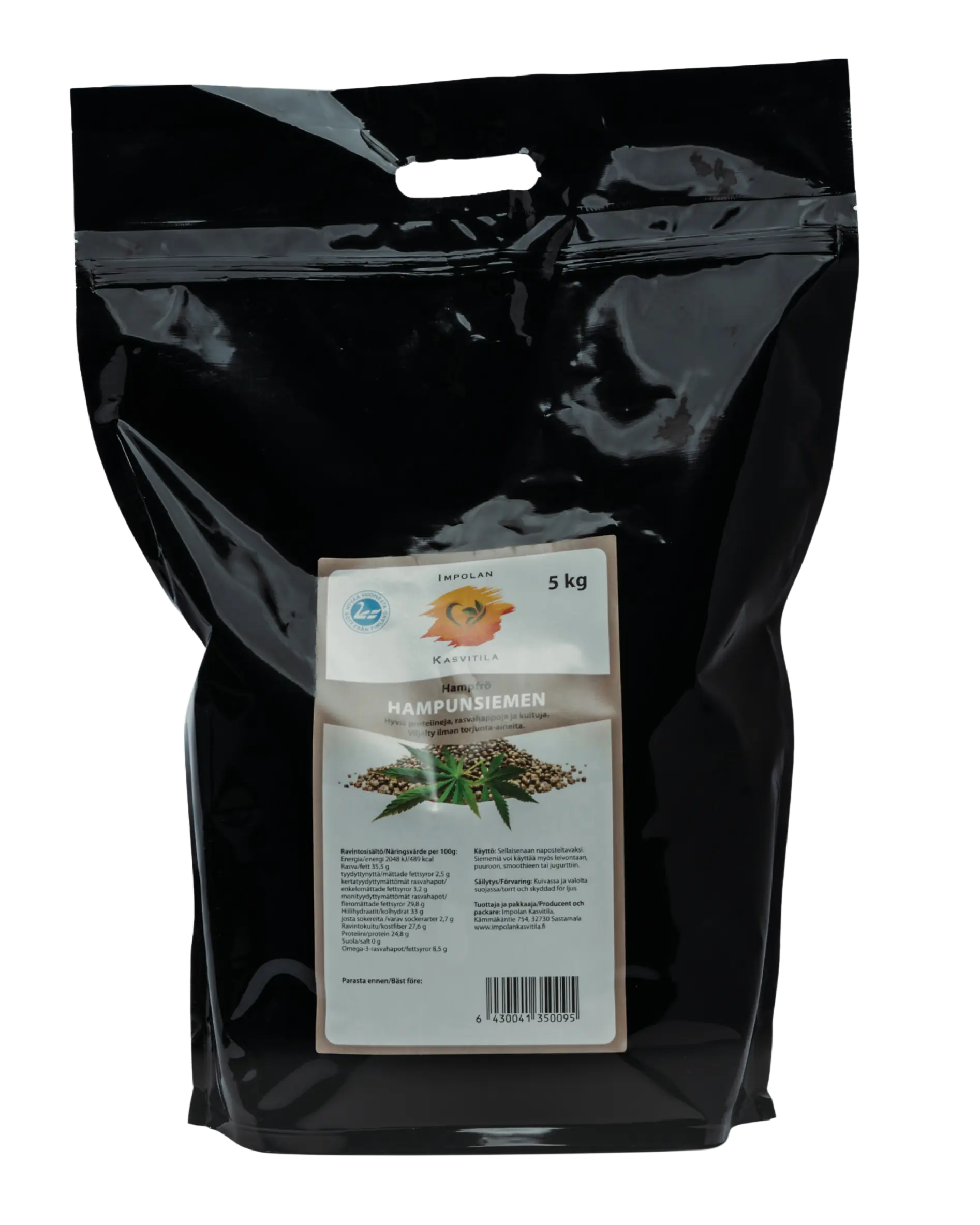 Impolan Kasvitilan Hampunsiemen 5kg