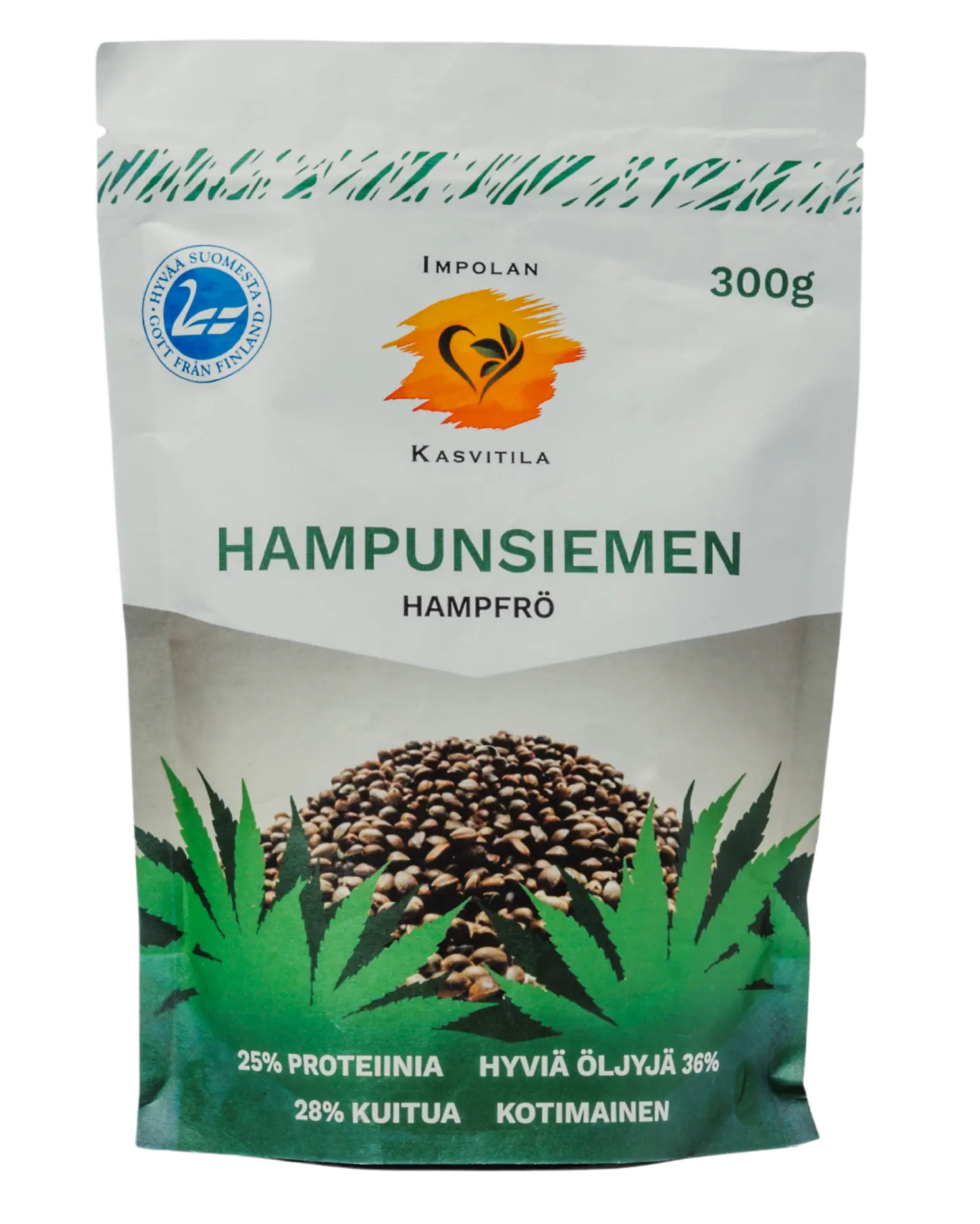 Impolan Kasvitilan Hampunsiemen 300g