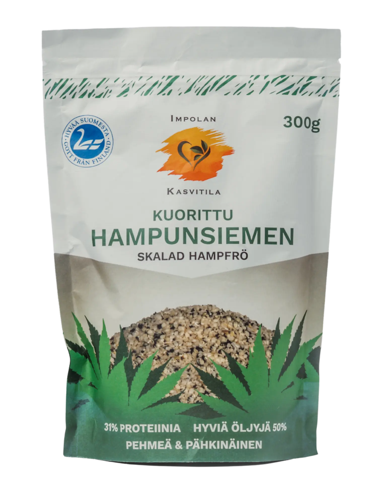 Impolan Kasvitilan Kuorittu Hampunsiemen 300g