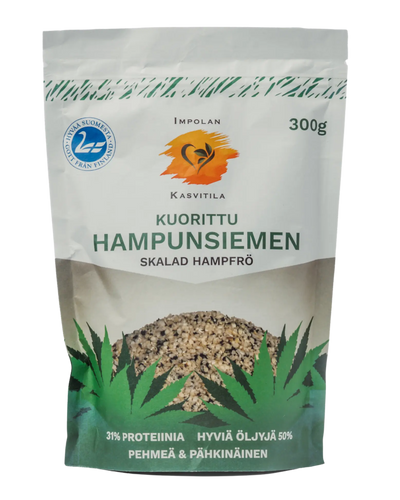 Kuorittu Hampunsiemen