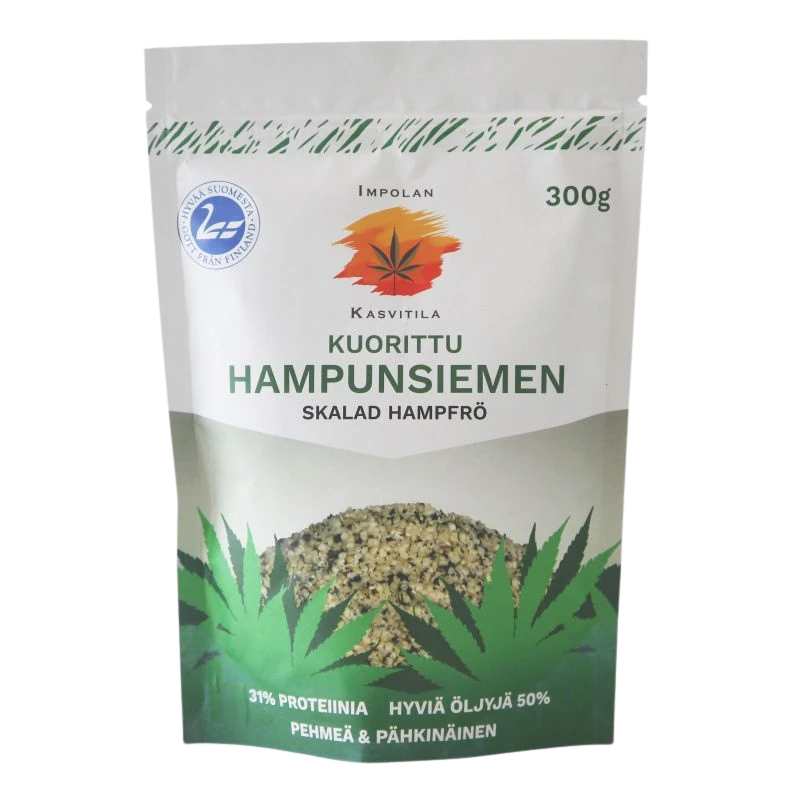 Impolan Kasvitilan Kuorittu Hampunsiemen 300g