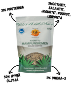 Kuorittu Hampunsiemen